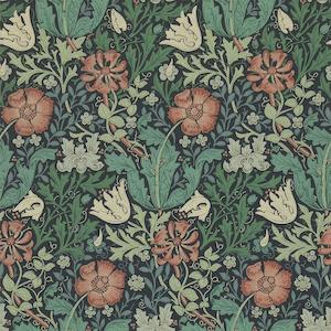 Herbarium Wallpaper - White