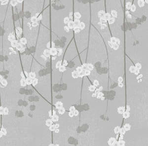 Tropical Wallpaper: Cherry Blossom Wallpaper - Moonlight