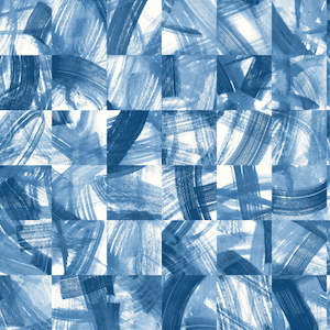 Maku Wallpaper - Electric Blue