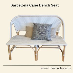 Barcelona Rattan Bench Seat SALE - PICK UP ONLY