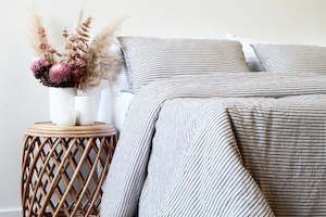 Rattan: Galaxy Barrel Cane Side Table SALE - PICK UP ONLY