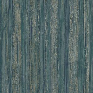 Sample - Lindora - metallic stripe Wallpaper - Teal