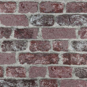 Baker Street Brick Wallpaper - Anaglypta - Red
