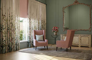 Pointon Fields Sheer Fabric - Laura Ashley - 3 Colours