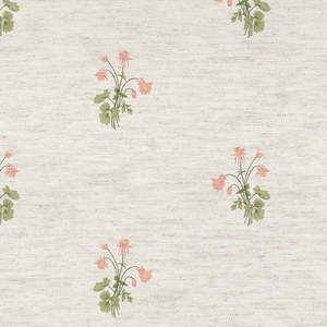 Granny's Bonnet Bloom Britannia Eco Friendly Curtain Fabric - 2 Colours