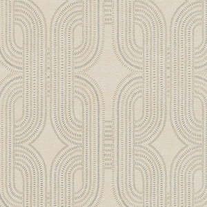 French Affair Wallpaper - Beige Metallic