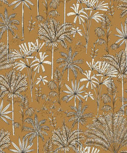 Jardin De Marrakech Wallpaper - Ochre