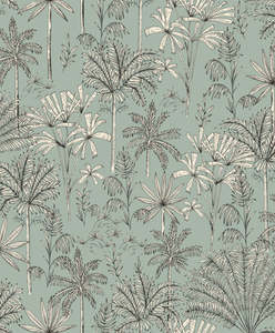Jardin De Marrakech Wallpaper - Green