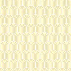 Retro Arch Wallpaper - Yellow