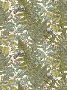 Modern: Wild Ferns Wallpaper - Jupiter
