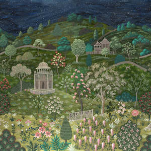 Murals 1: Sample - My Secret Garden - Custom Sized Wallpaper Mural (per m2)