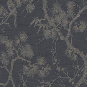 Metropolitan Stories: Sample - Tokyo Garden Wallpaper - Black