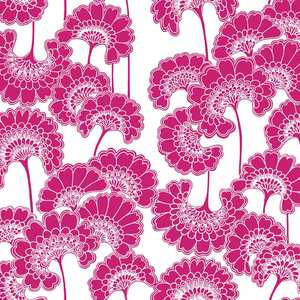 Japanese Floral Wallpaper - Florence Broadhurst - Waratah