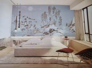 Metallic Wallpaper: Boulevard Grasscloth Moonlight - Gilver - Custom Sized Wallpaper Mural (per m2)
