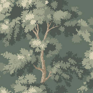 Raphael Wallpaper - Moss Green