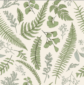 Fern Wallpaper - Custom Sized Wallpaper Mural (per m2)
