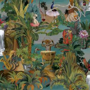 Instock Wallpaper: Sunset Carnival Wallpaper - Multi