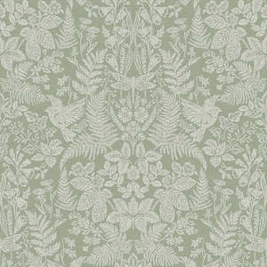 Clearance: Loxley - Floral Tapestry Wallpaper - Sage - Last 6 Rolls