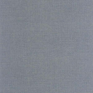 Flax - Plain Wallpaper - Bleu Denim