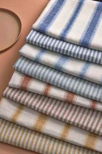 Fabricshop: Wren Stripes Upholstery Fabric - 8 Colours