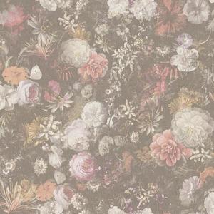 Obi Spectacular Floral Wallpaper - Brown - WIDE
