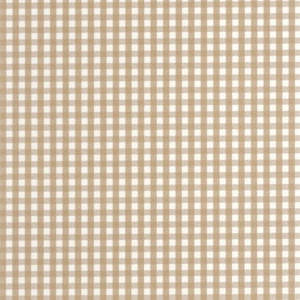 Plain Wallpaper: Gingham Charm Wallpaper - Camel