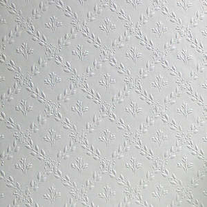 Anaglypta: Sample - Hamnett/Floral Wallpaper - Anaglypta - Paintable