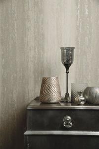 Vesuvius Heavy Weight Vinyl Wallpaper - Taupe - Last 24 Rolls