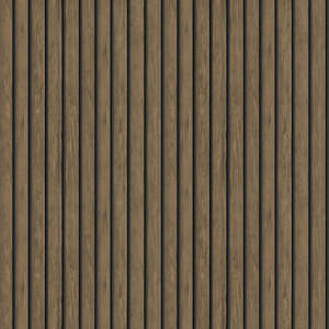 Acacia Wood Slat Wallpaper - Dark Wood - LAST 4 ROLLS