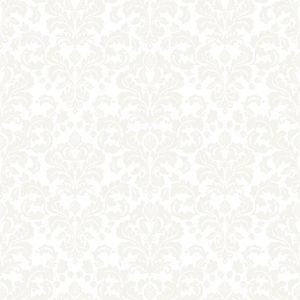 Villa: Satin Wallpaper - White - Discontinuing - Sold Out