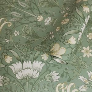 Instock Wallpaper: Emiliana Wallpaper - Green - Last 4 Rolls