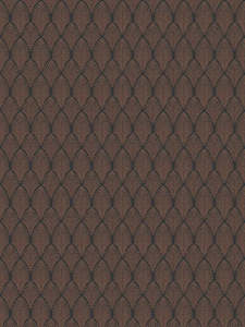 Pop Style Art Deco Brown Wallpaper - 36 Rolls Due in September