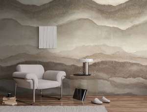 The Wall 4 - Wallpaper Panel - Abstract Mountains