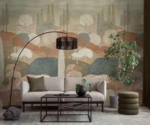 The Wall 4 - Wallpaper Panel - Abstract Trees