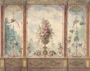 Salon 1 - Custom Sized Wallpaper Mural (per m2)