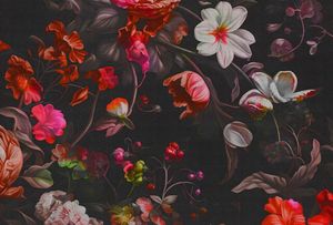 Murals 1: Neonbloom 1 - Custom Sized Wallpaper Mural (per m2)