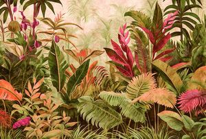 Tropique 3 Mural Custom Sized Wallpaper Mural (per m2)