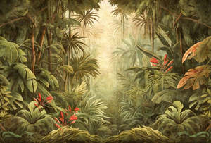 Tropique 1 Mural (Walls by Patel Collection 5)