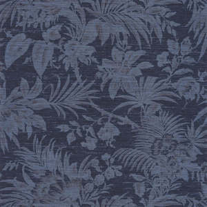 Fern Vinyl Wallpaper - Indigo - Discontinuing