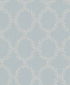 Wilma Wallpaper - Misty Blue