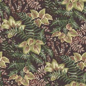 Rowan – Foliage Wallpaper – Charcoal