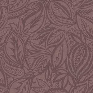 Musa – Paisley Leaf Wallpaper – Maroon