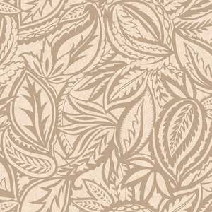 Holden Decor: Musa – Paisley Leaf Wallpaper – Beige