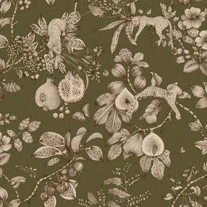 Liana – Leopard Wallpaper – Khaki