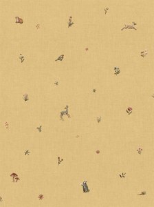 Yellow Wallpaper: Bambi Wallpaper - Mustard