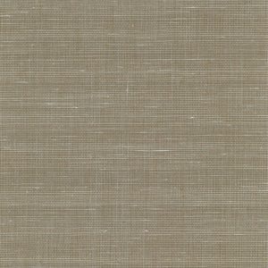Abaca Natural Fibre WIDE Wallpaper - Darker Brown
