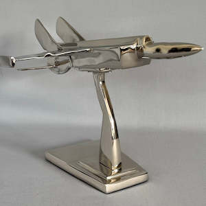 Ornaments: Aluminium Jetplane