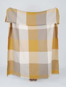 Giant Check Throw Mustard