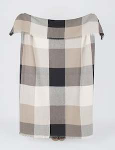 Giant Check Throw Black