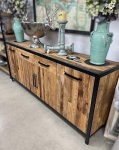 Cabinets: Hand Painted Tall Vintage Advert Cabinet